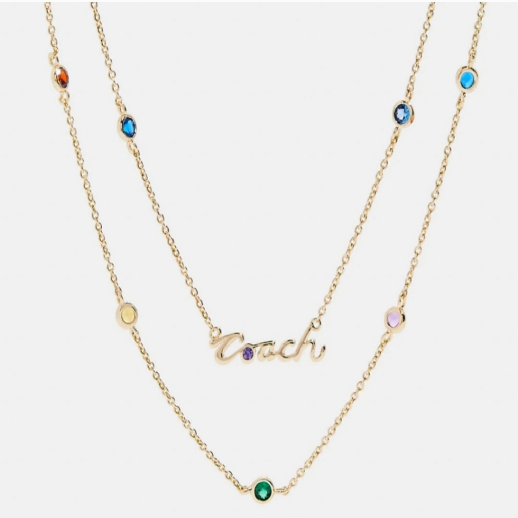 Coach Double Side Necklace